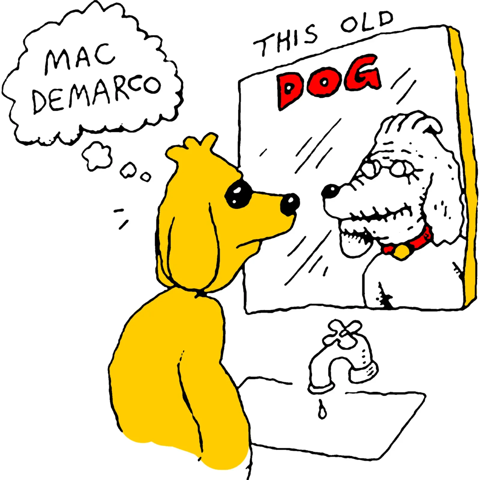 Questo vecchio cane giallo poster da phccpage
