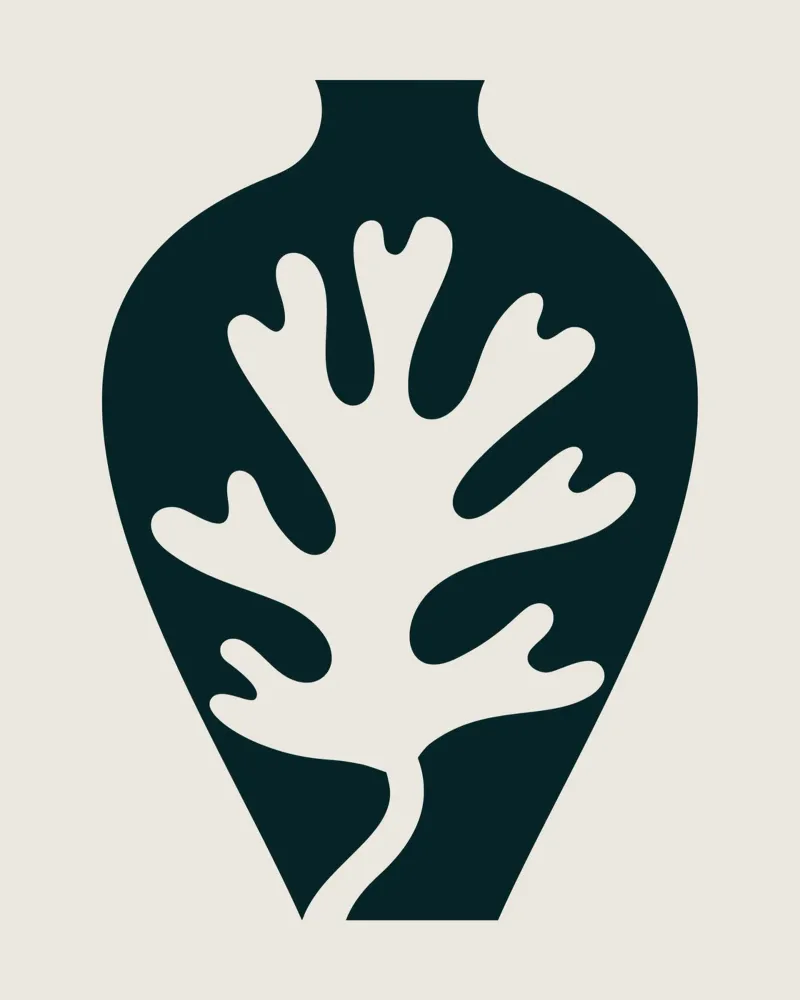 Vaso di corallo poster da Little Dean