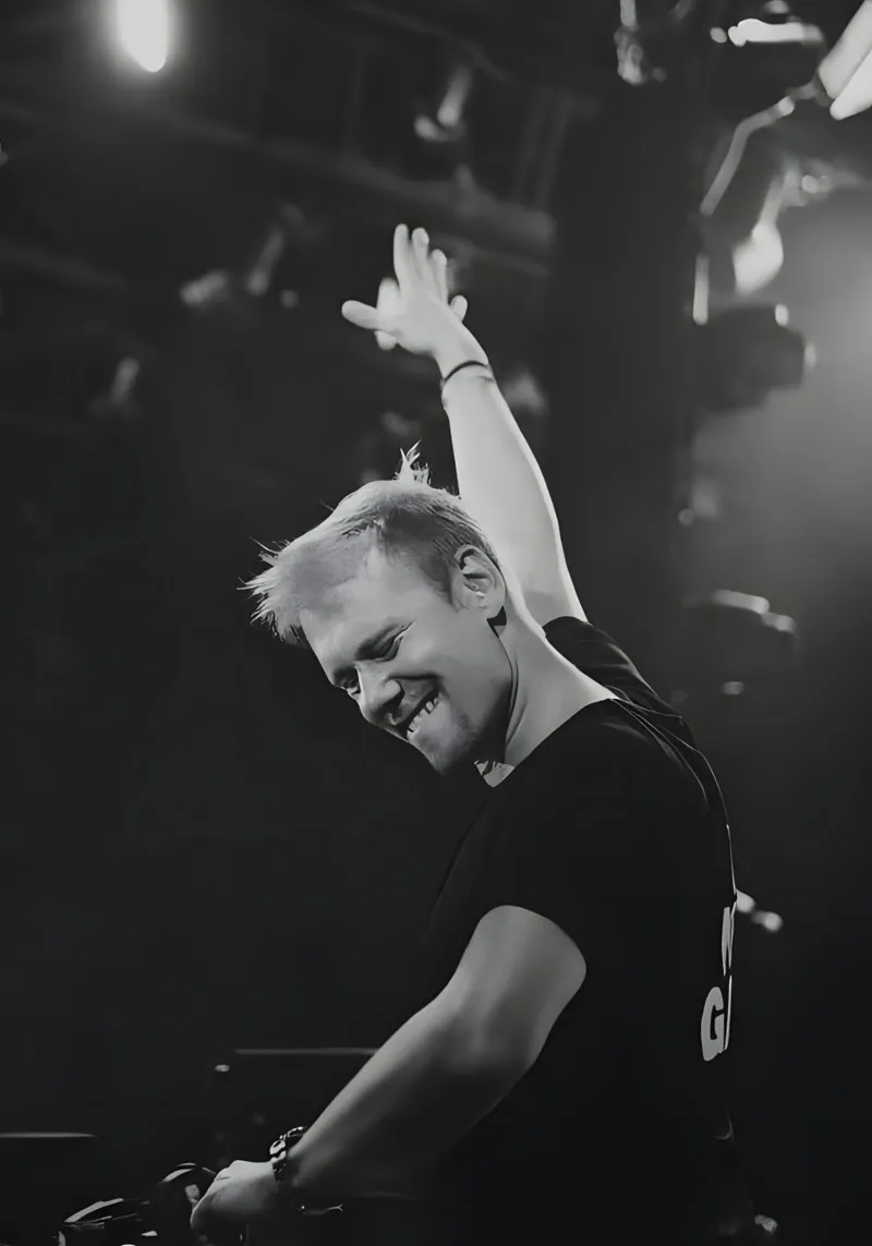 Armin van Buuren poster da Low poly art