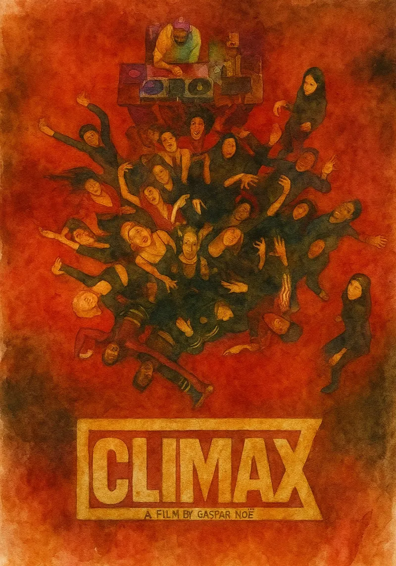 Climax toekomstige films herschilderen canvas met Baklijst van joexs