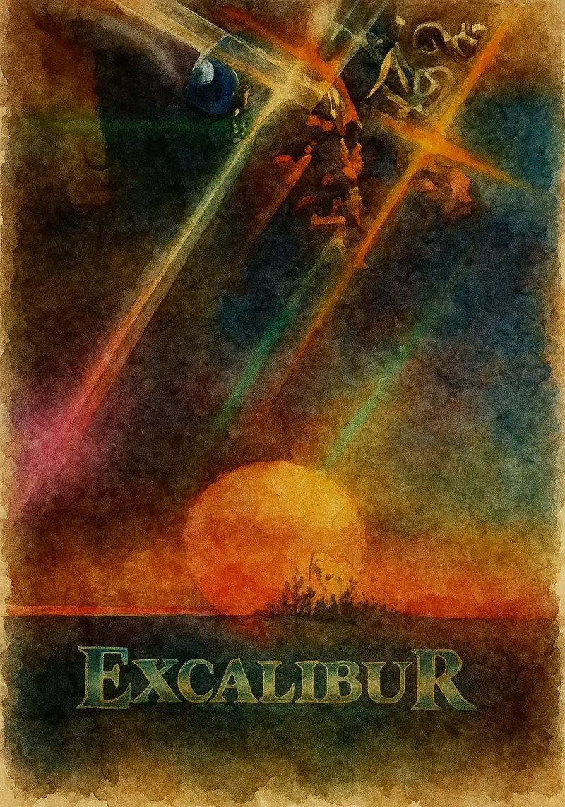 Excalibur Movies Repainting canvas with Floater frame by joexs