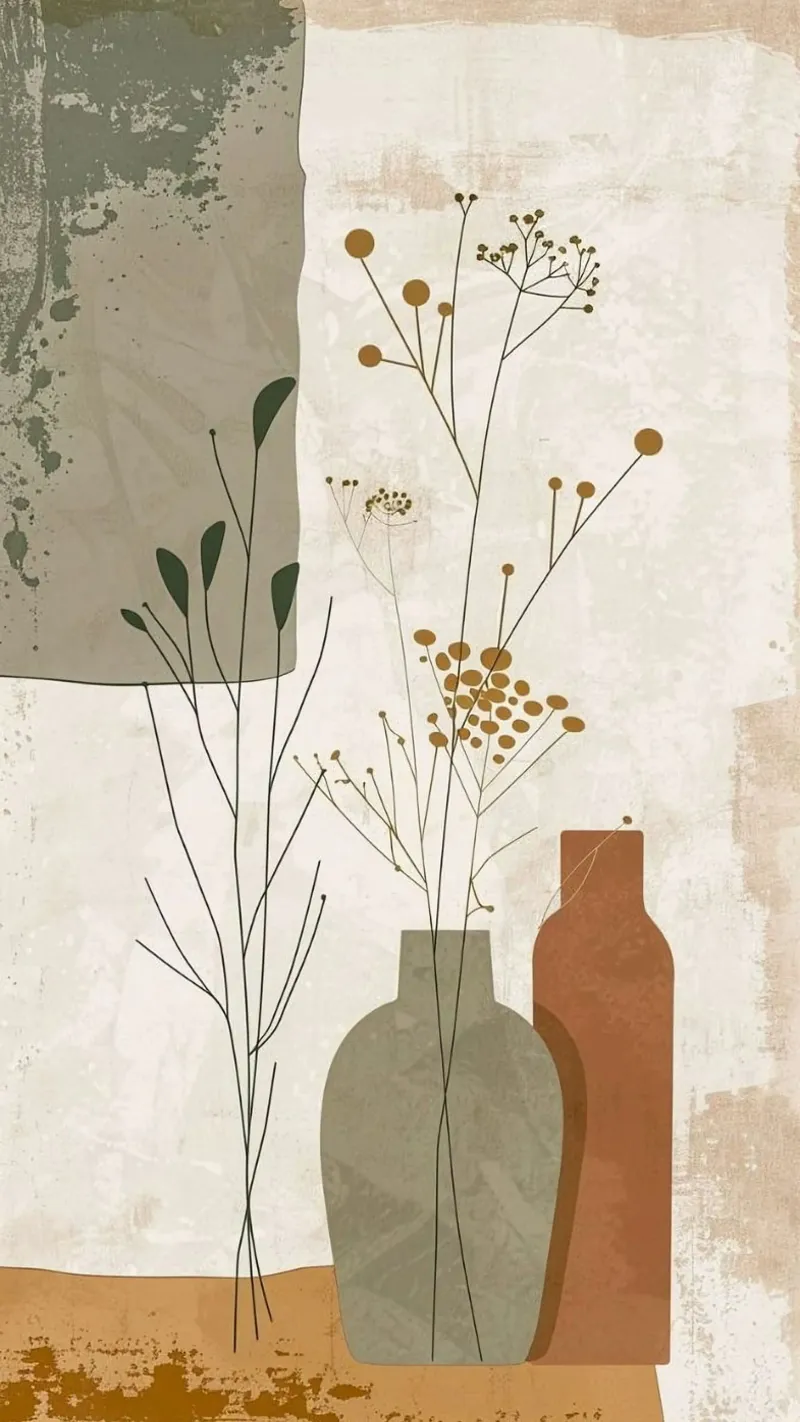 shape vase flower poster da carsa