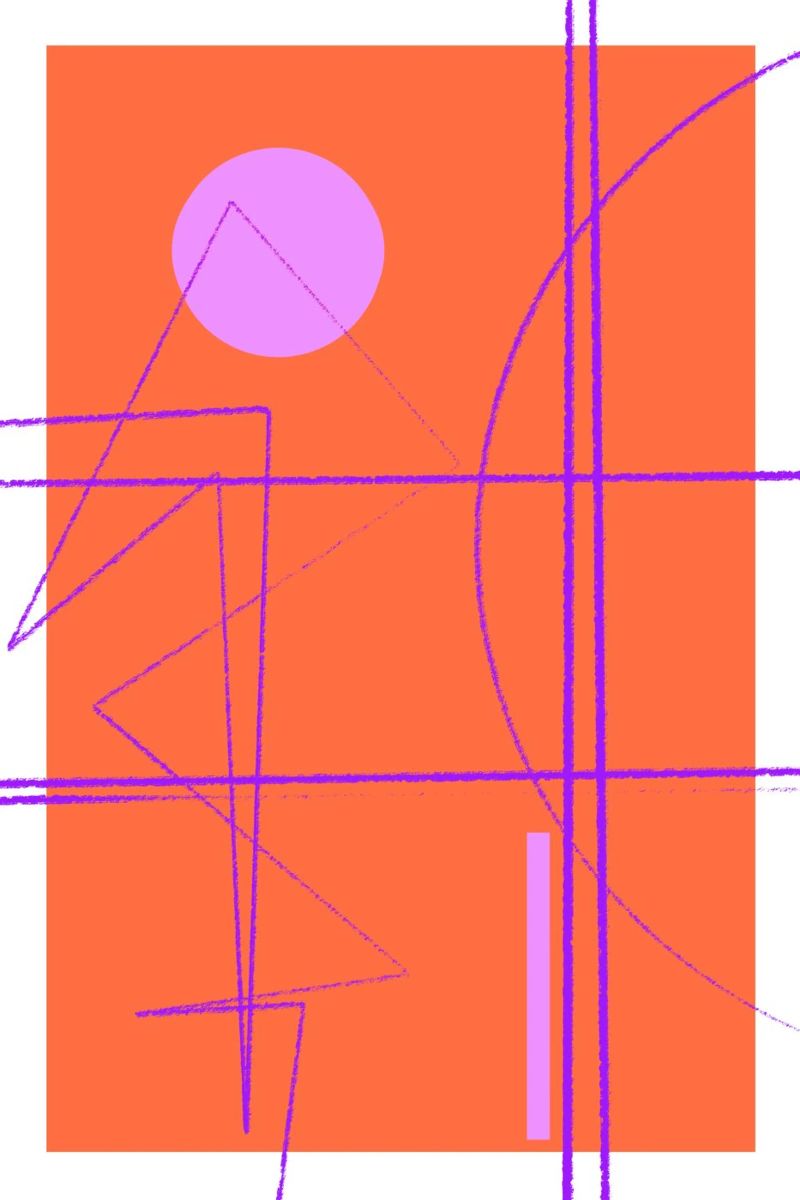 Angular Lines No 28 canvas van treechild