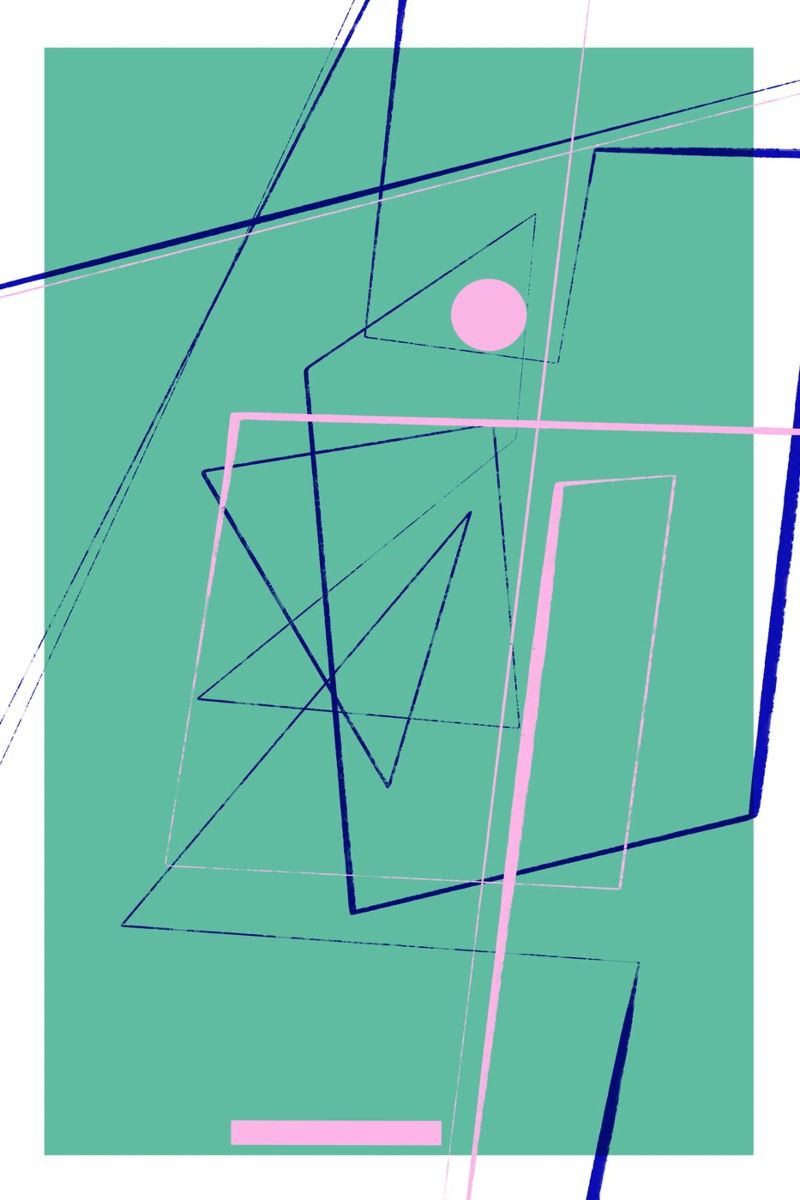 Angular Lines No 24 hahnemühle de treechild