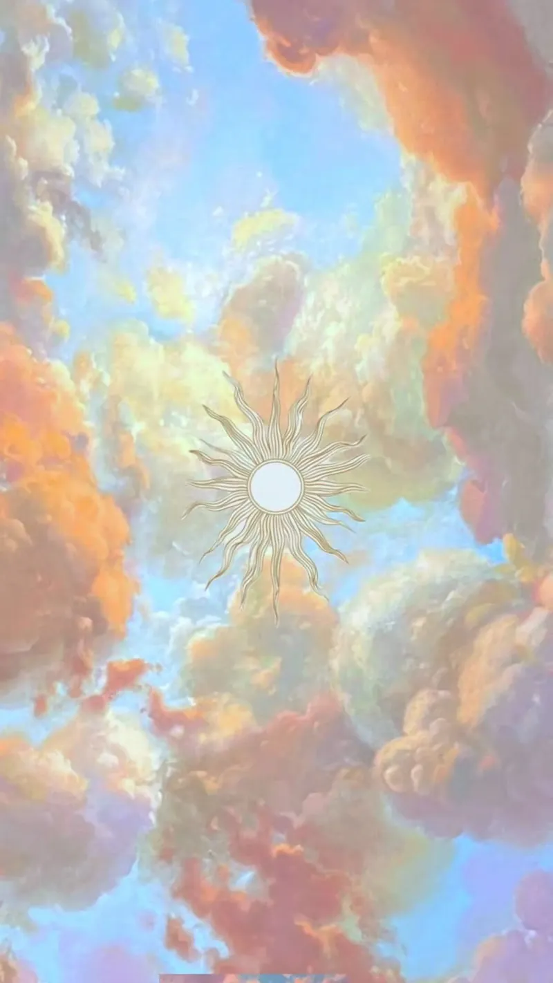 sunshine and clouds canvas with Floater frame by lifeline