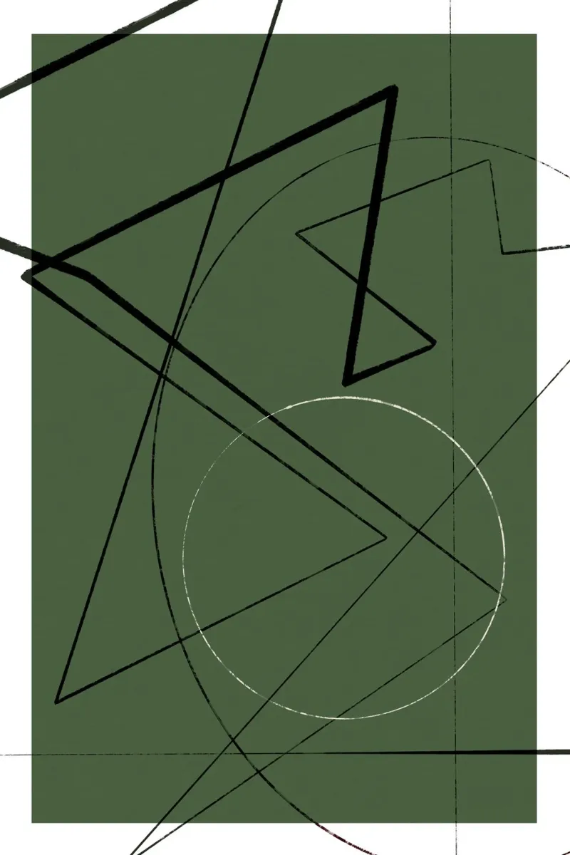 Angular Lines No 25 hahnemühle de treechild