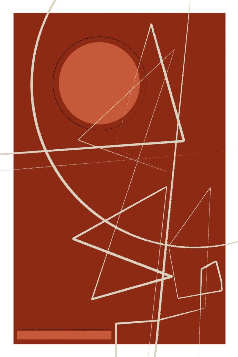 Angular Lines No 22 canvas van treechild