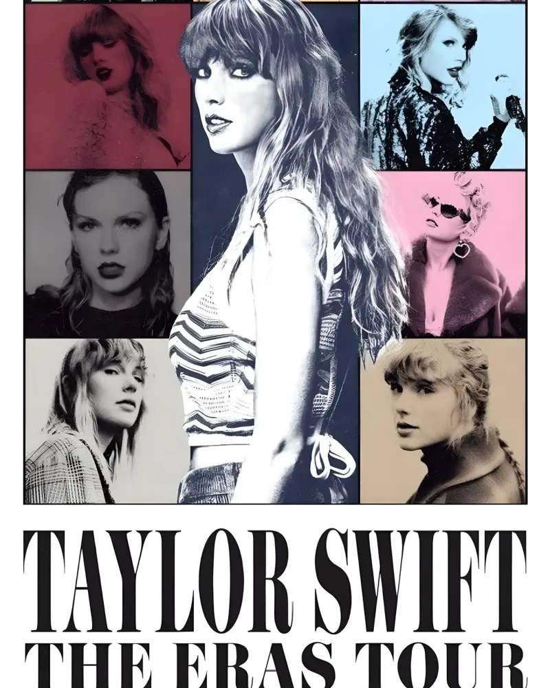 Taylor Swift Vintage poster con telaio in legno da vintage