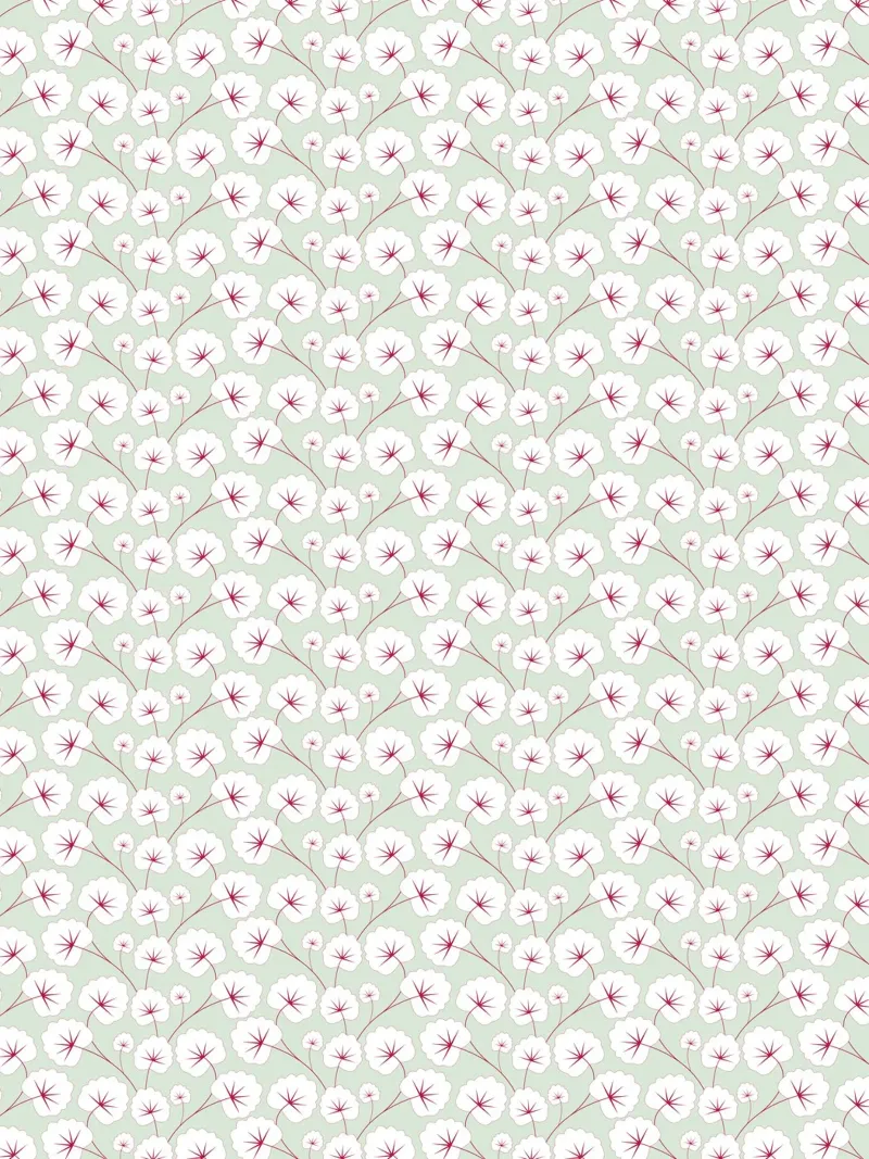 Cherry Blossom Pattern #4 tela con Cornice a cassetta da kathrinmay