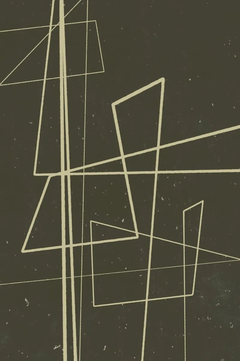Angular Lines No 7 Leinwand von treechild