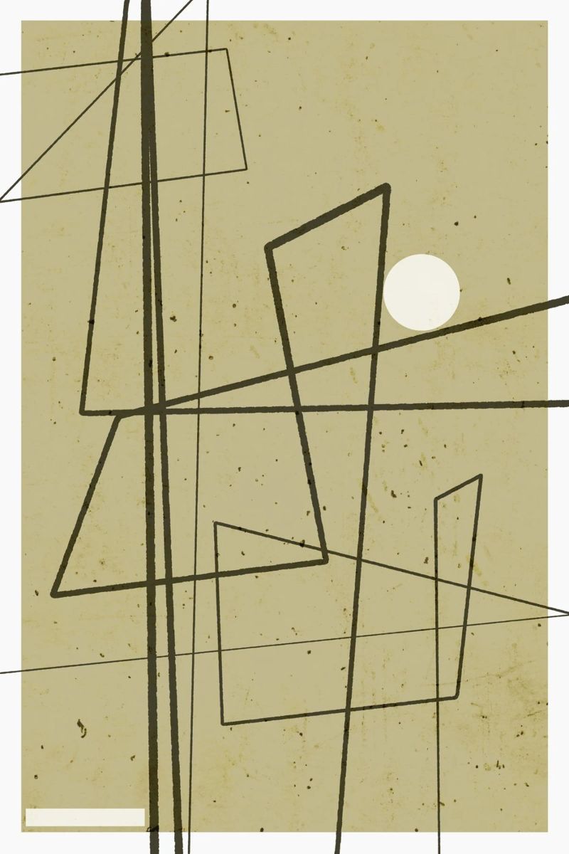 Angular Lines No 9 hahnemühle van treechild