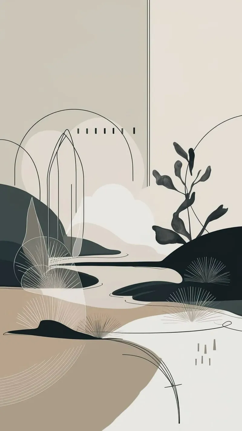 landscape land in tone poster da hamily