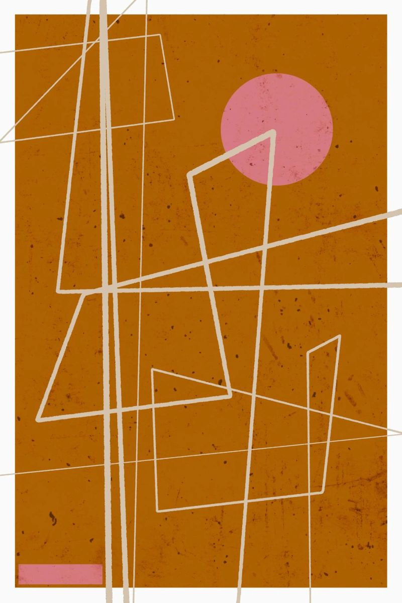 Angular Lines No 10 Poster von treechild