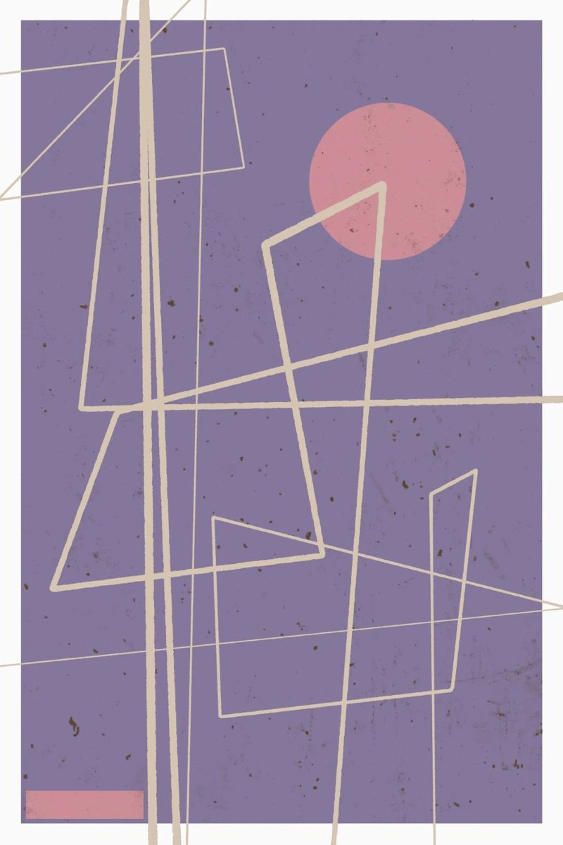 Angular Lines No 12 hahnemühle van treechild
