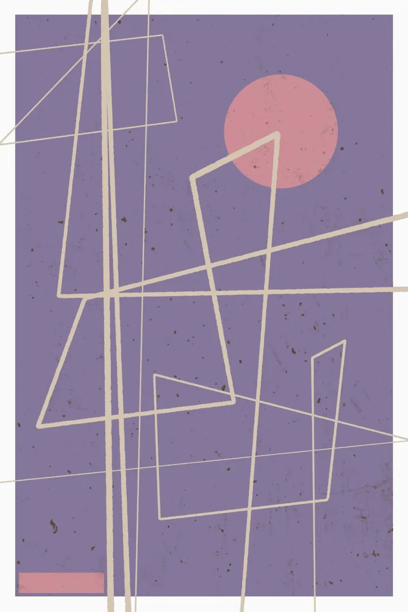 Angular Lines No 12 Alu-Dibond von treechild