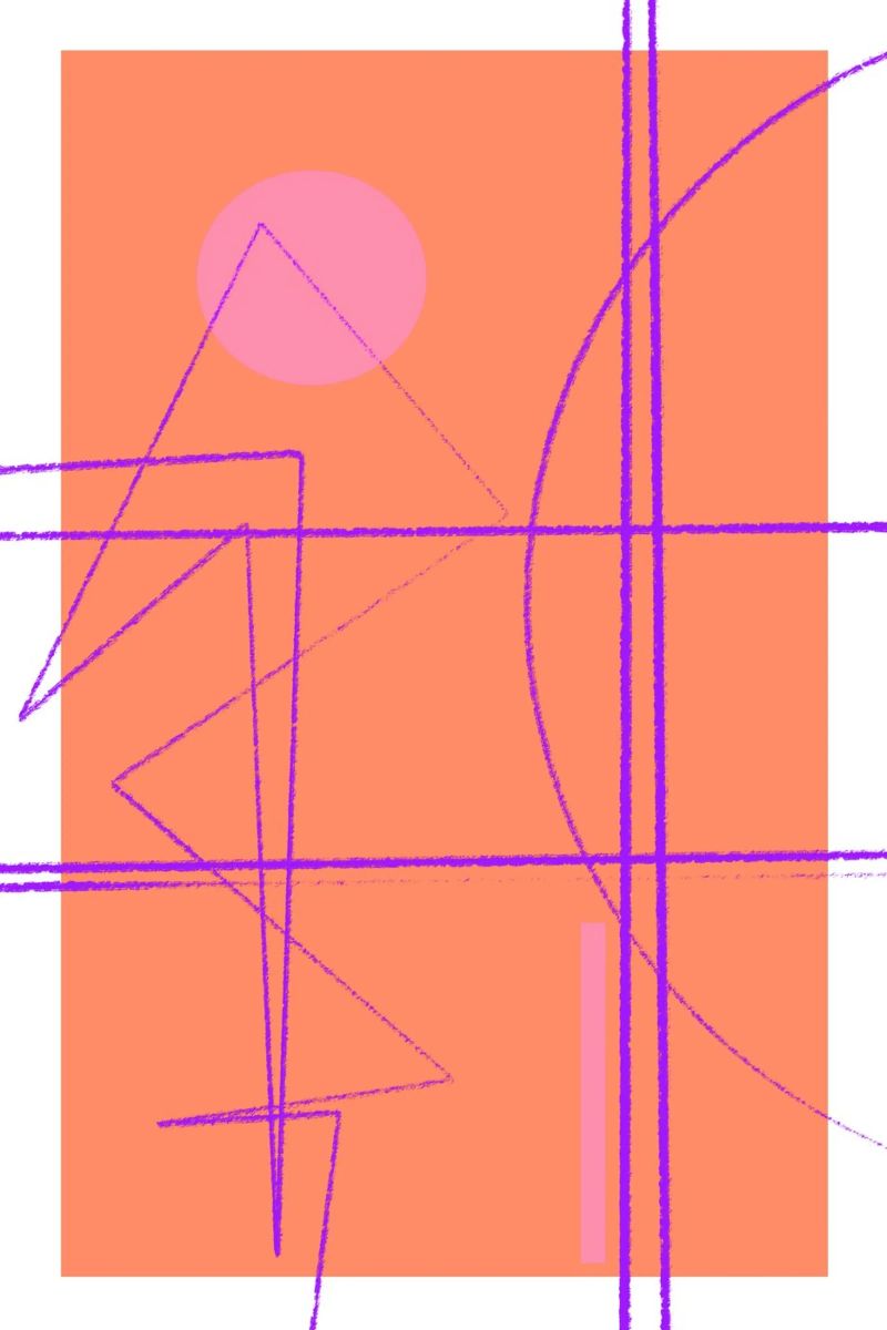 Angular Lines No 11 canvas van treechild