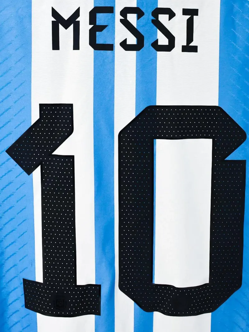 Maglia della Nazionale Argentina numero 10 Messi poster con telaio in alluminio da dark eagle