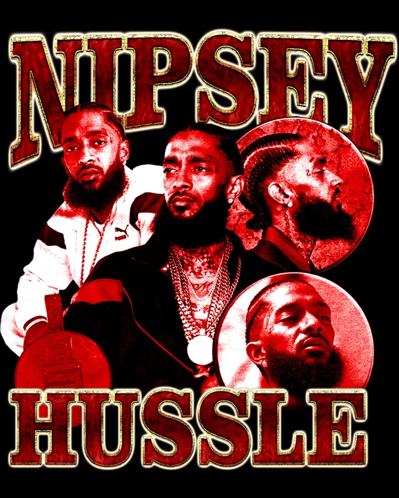 Hip Hop Nipsey Hussle canvas with Floater frame by itzmyui