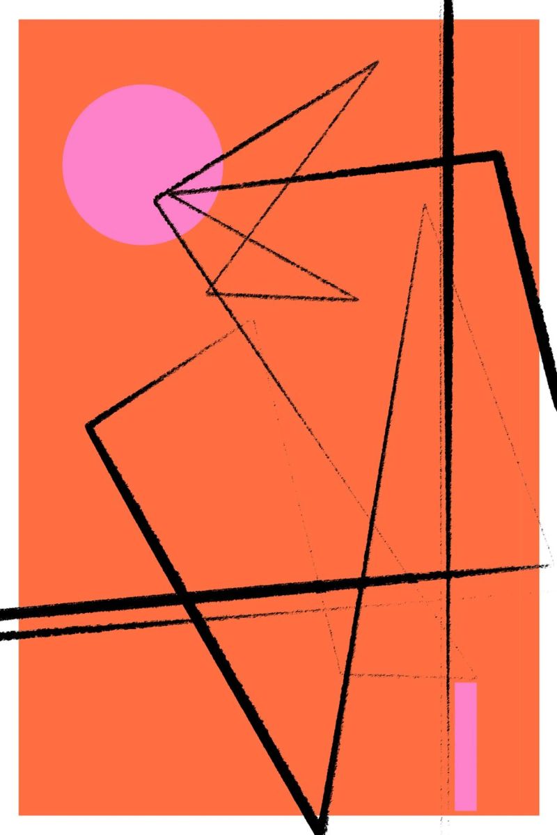 Angular Lines No 15 canvas van treechild