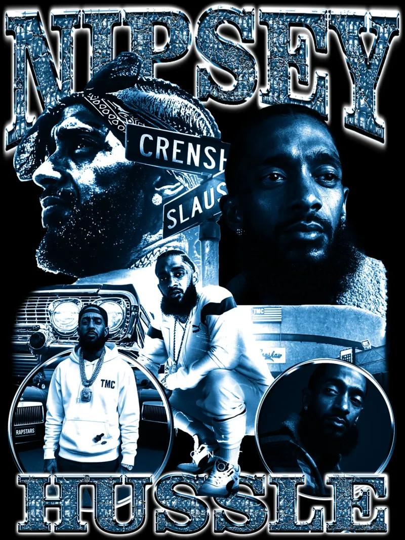 Stile vintage di Nipsey Hussle tela con Cornice a cassetta da itzmyui
