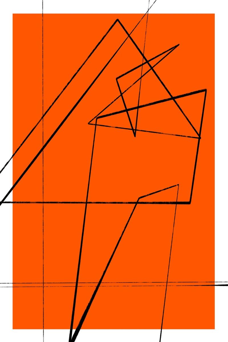Angular Lines No 6 hahnemühle van treechild