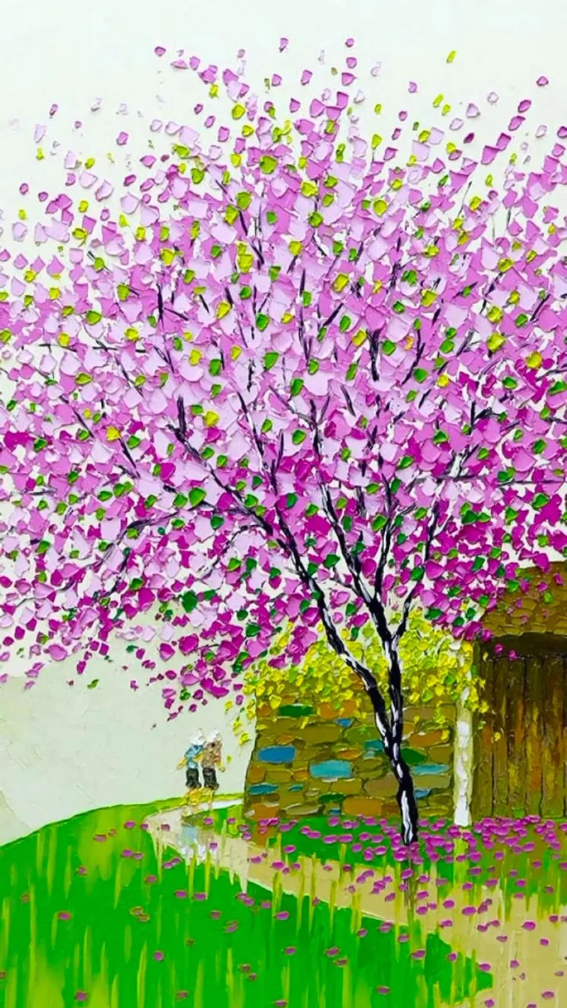 blossom green grass poster da sunity