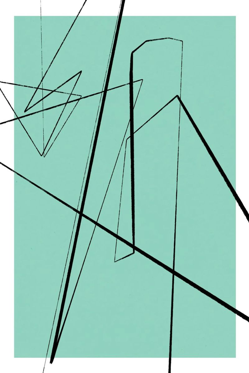 Angular Lines No 3 Poster von treechild