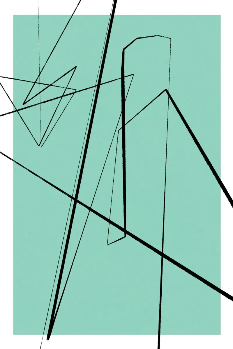 Angular Lines No 3 Forex-Platte von treechild