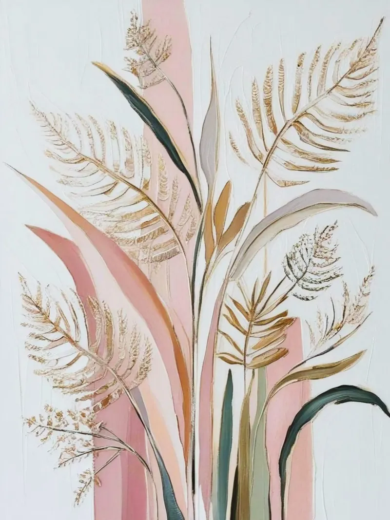 long leaf poster con telaio in plastica da firmana