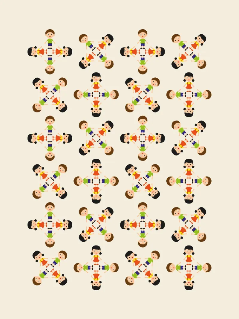Children pattern poster da kathrinmay