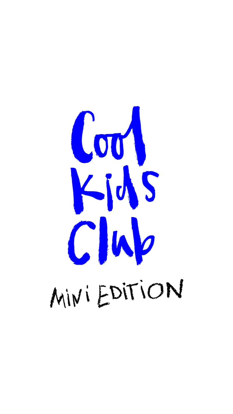 Cool Kids club - Mini Edition poster con telaio in legno da Brushmeetspaper