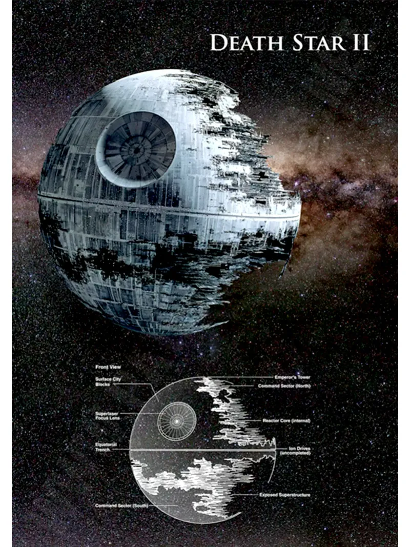 Maglietta classica La Morte Nera II poster da jamsa_ve