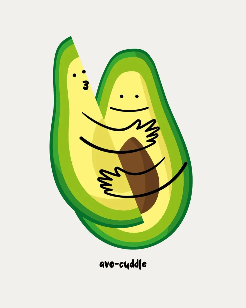 Avo coccole tela con Cornice a cassetta da Little Dean