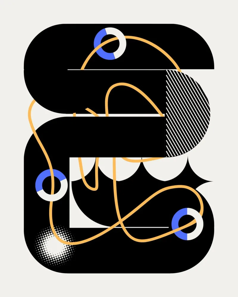 Geometrical build poster by Little Dean