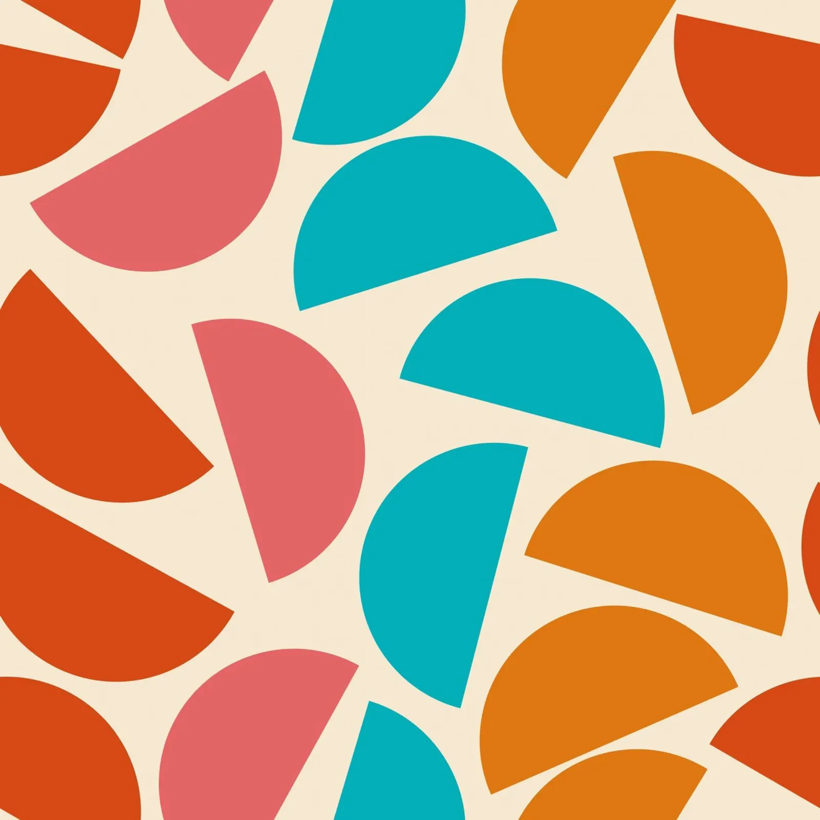 Chaotic bold mid century modern No1 poster con telaio in legno da TijanaArtStudio88