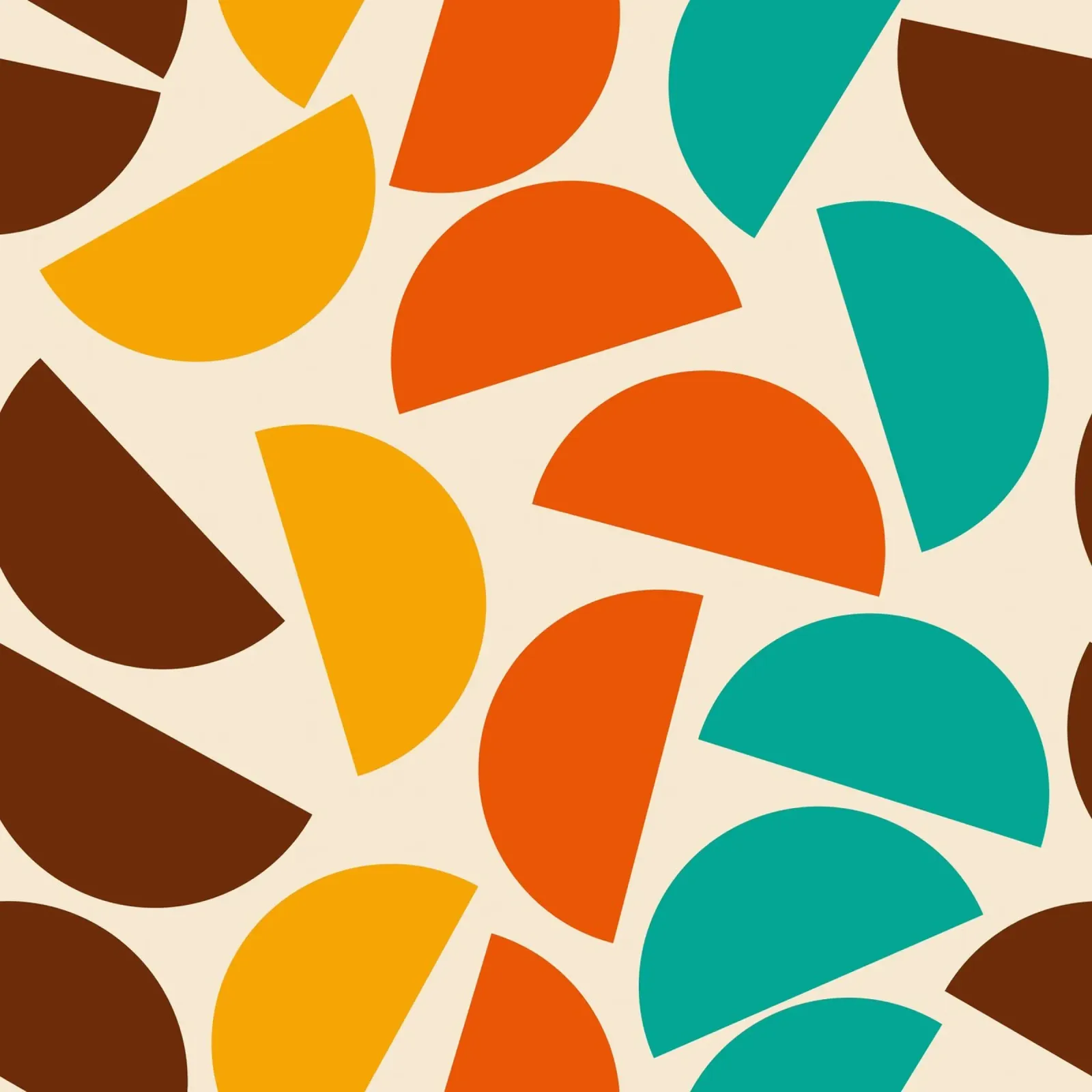 Chaotic bold mid century modern No2 tela con Cornice a cassetta da TijanaArtStudio88