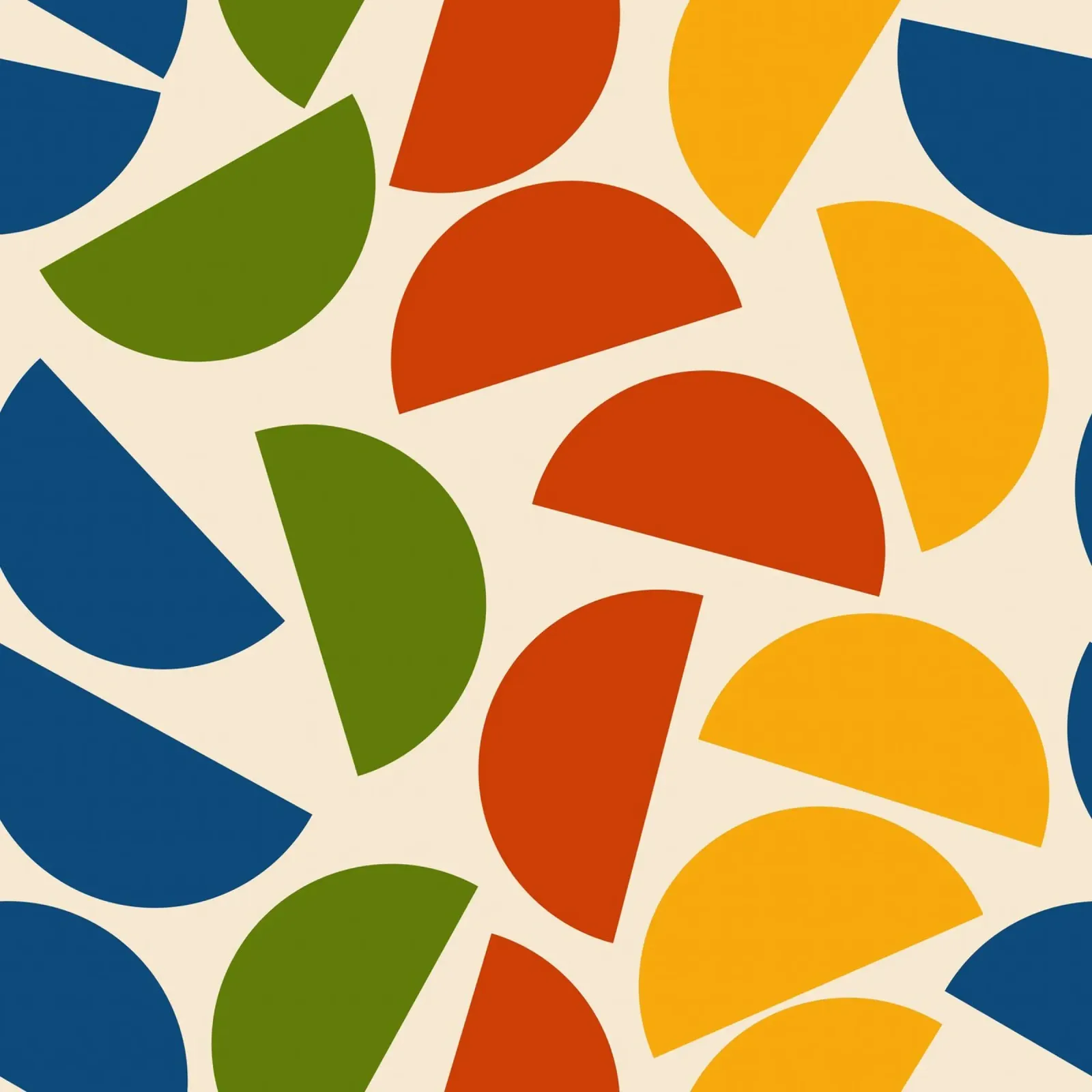 Chaotic bold mid century modern No3 tela con Cornice a cassetta da TijanaArtStudio88