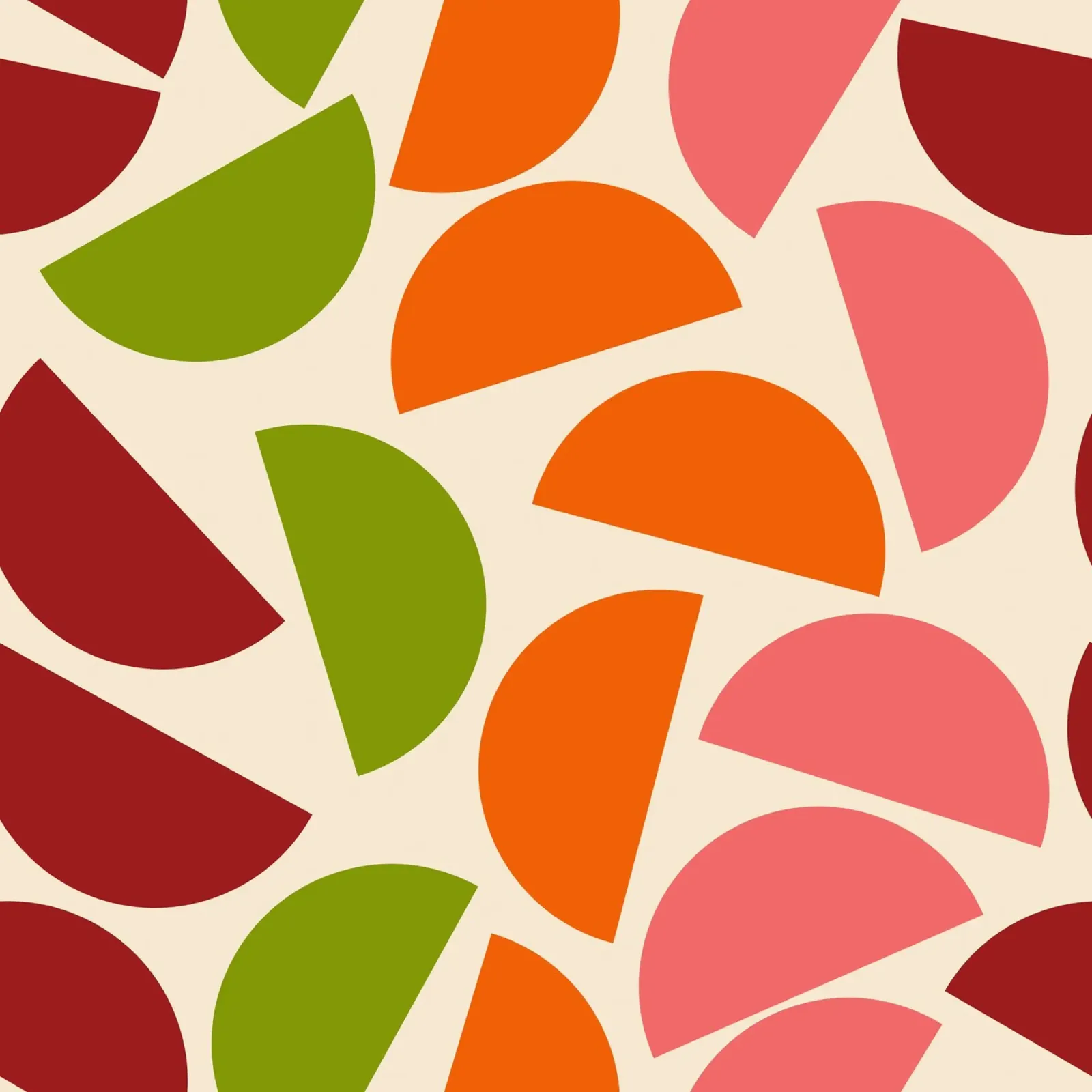 Chaotic bold mid century modern No4 poster con telaio in legno da TijanaArtStudio88