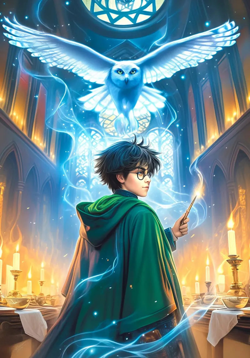 Harry Potter poster da Voxel Visionaries