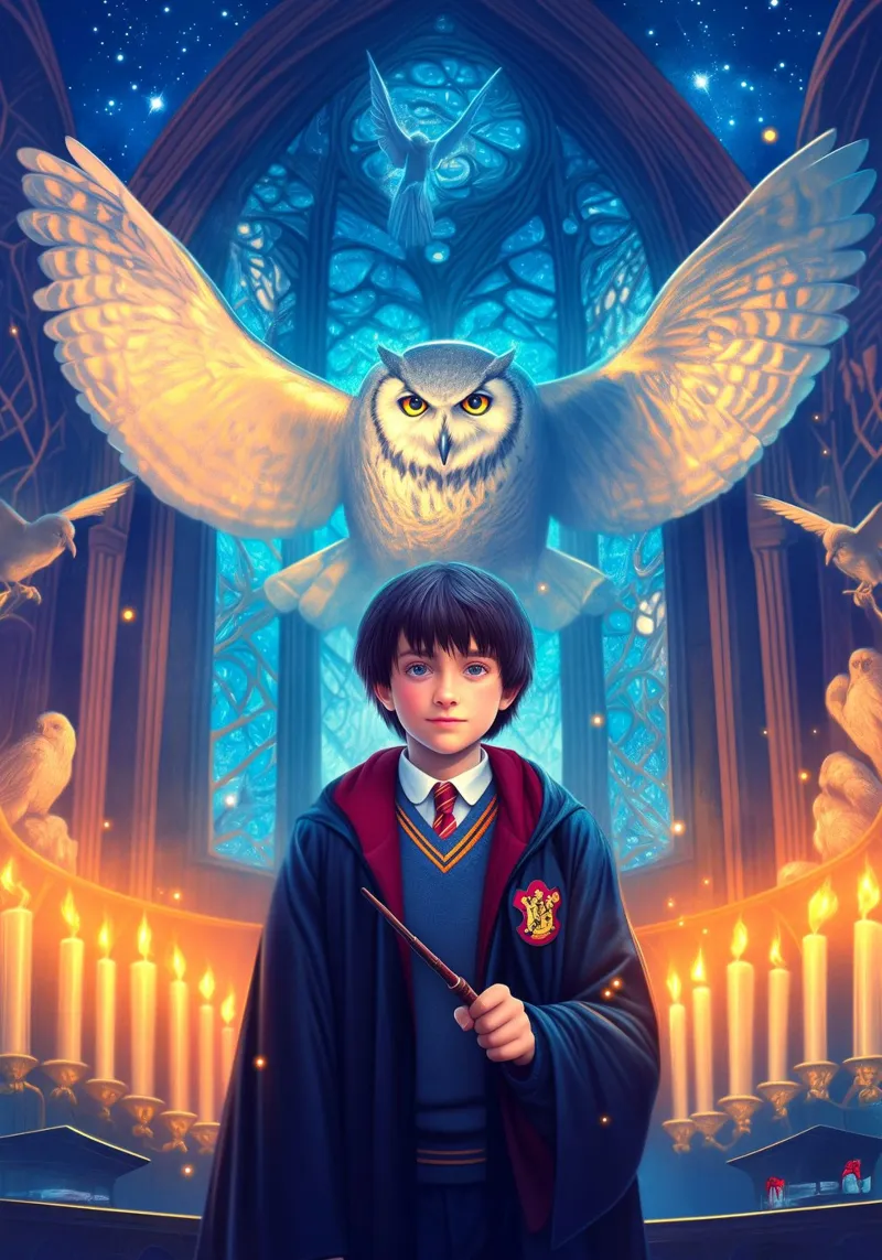 Harry Potter poster da Voxel Visionaries