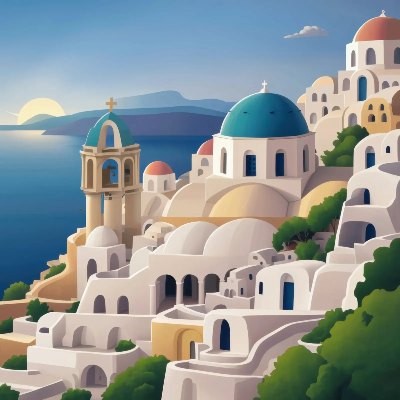Paradies am Meer in der Ägäis Poster von Heaven Craft