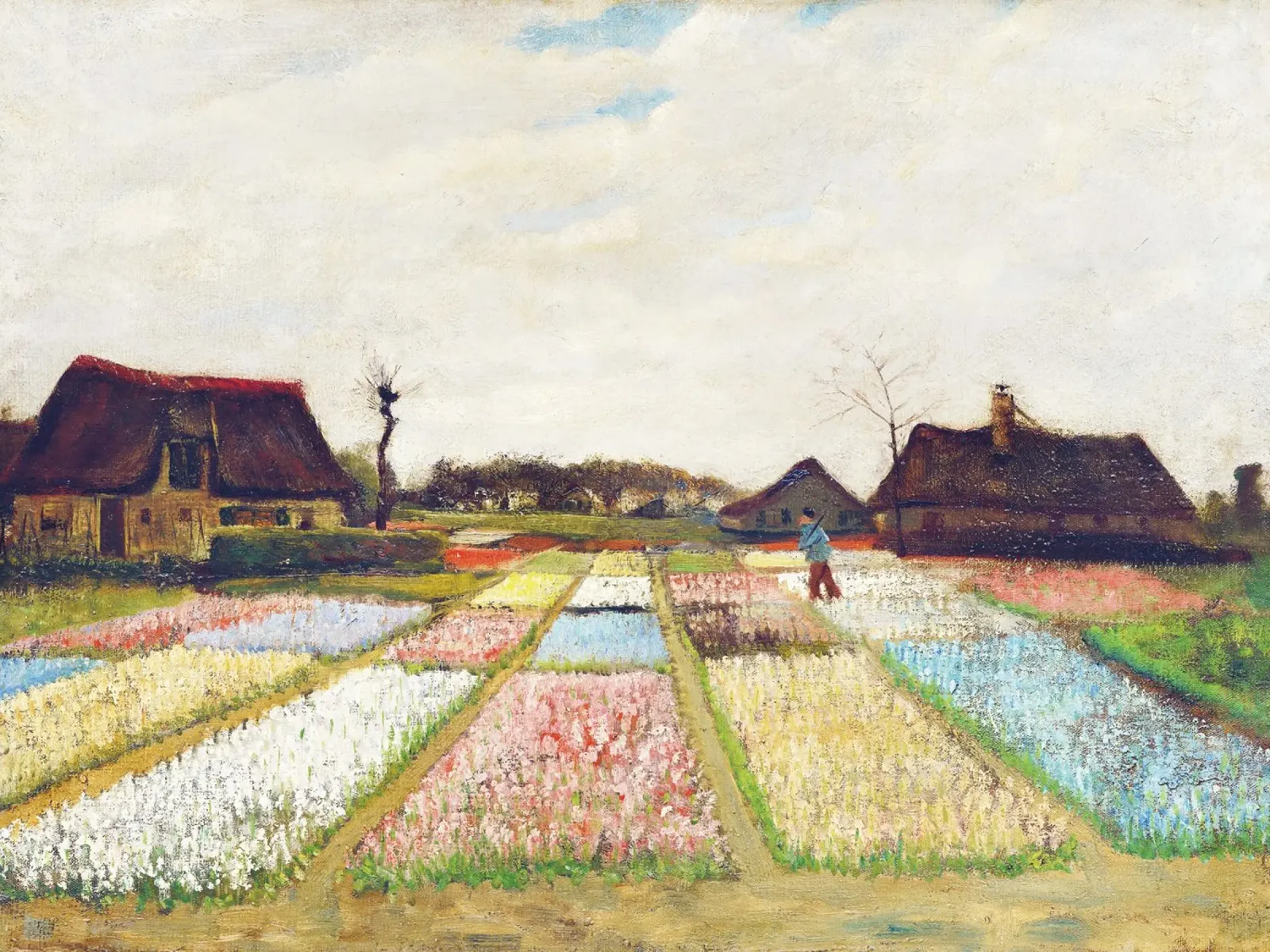 Vincent van Gogh - Aiuole in Olanda (1883) poster da Venus Art