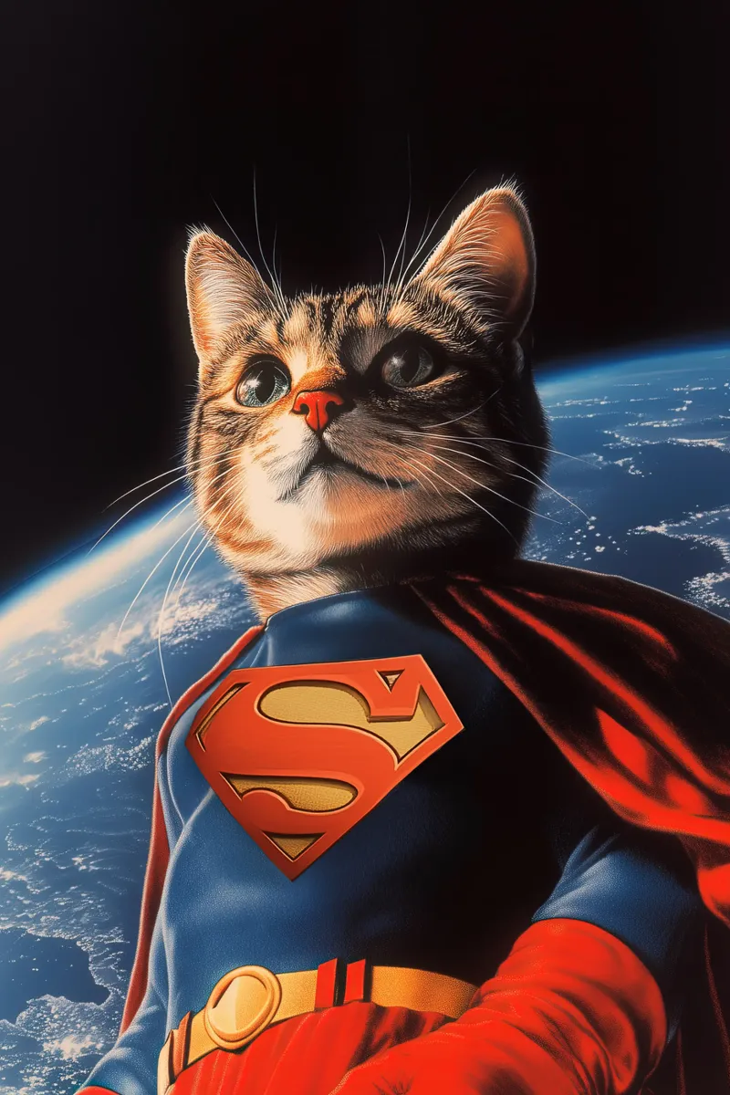 Supercat Nr. 01 poster da lazydaypaper