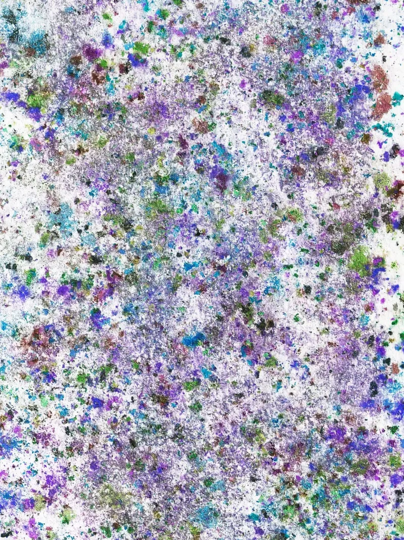 Abstract Artwork Colourful #6 poster con telaio in plastica da kathrinmay