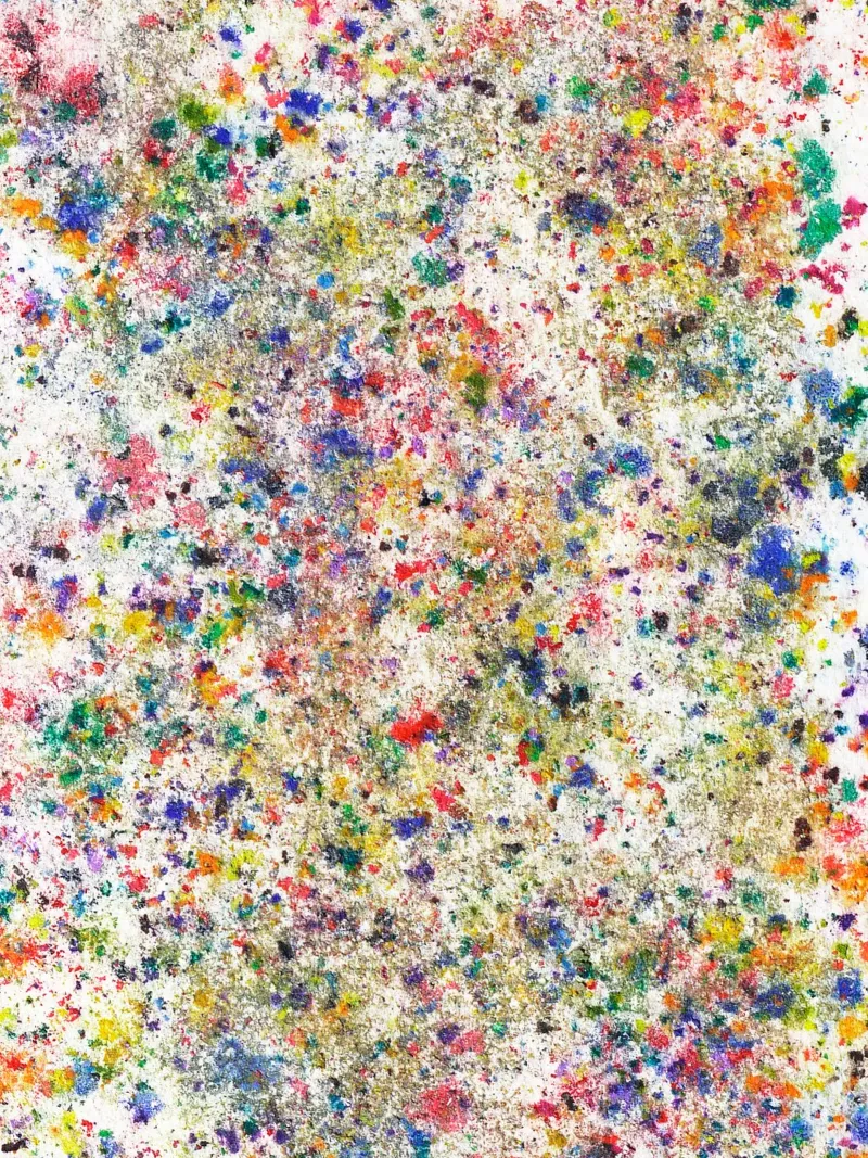 Abstract Artwork Colourful #7 poster con telaio in plastica da kathrinmay