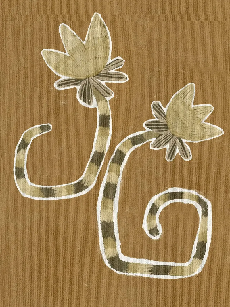 Delicate Bloom II di Shatha Dafai poster con telaio in plastica da Linda Richardson