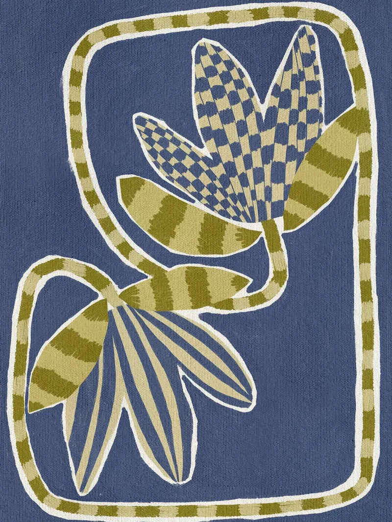 Delicate Bloom IV di Shatha Dafai poster con telaio in plastica da Linda Richardson
