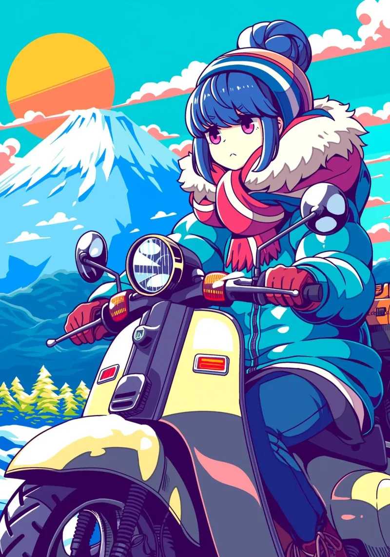 Shima Rin Yuru-kamp Laid Back-kamp canvas met Baklijst van Fleur de Lys