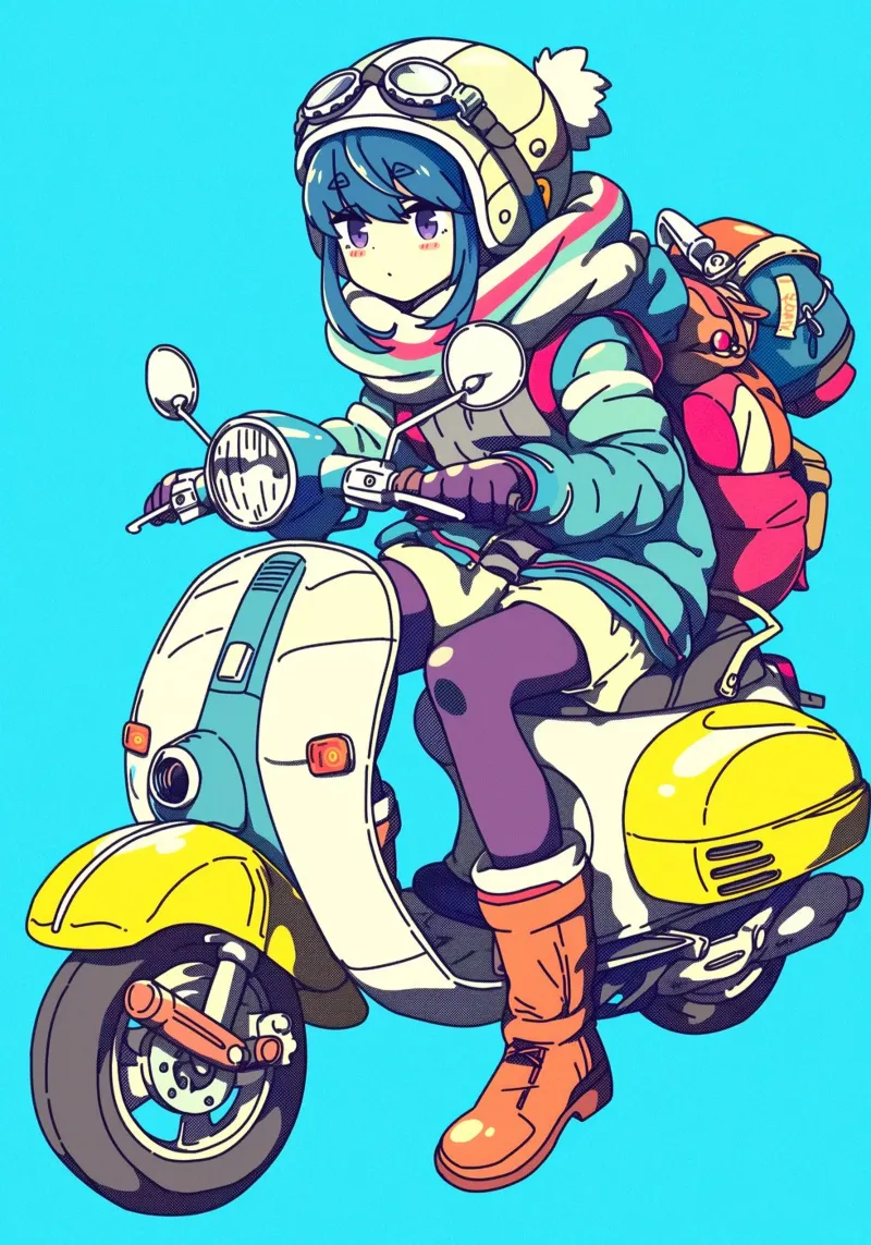 Shima Rin Yuru-kamp Laid Back-kamp canvas met Baklijst van Fleur de Lys