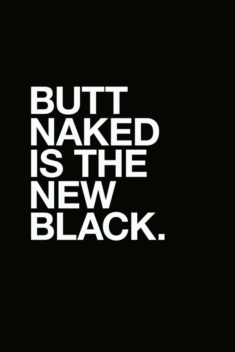 Butt Naked canvas by Studio One